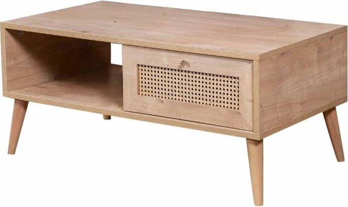 Tavolinë kafeje Skye Decor, ngjyrë lisi, Calvin