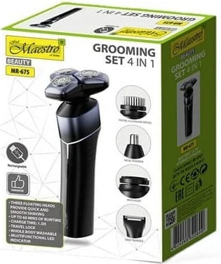 Makinë rroje Maestro MR-675 5-në-1 me USB, e zezë