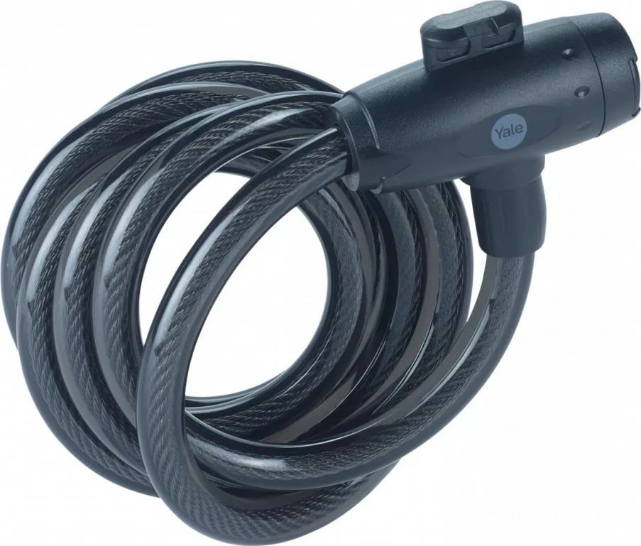 Kabllo sigurie biçiklete YALE HOME YCK0/12/200/2, 12 mm, 2 m, me çelës, e zezë