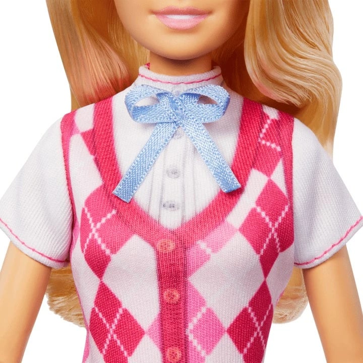 Kukull Barbie Malibu Mattel HXJ38, veshje kalërimi, rozë