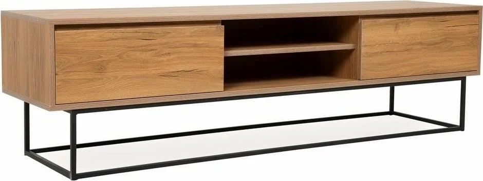 Komodë TV Skye Decor, Laxus 180, ngjyrë arre, e zezë