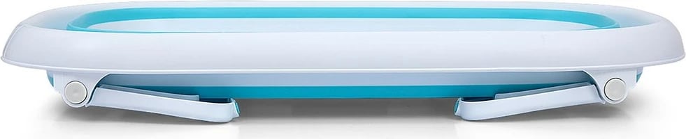 Vaskë bebe palosëse me kullesë, Milly Mally Aqua, termo-tapë sensore, 80x48x23 cm, blu