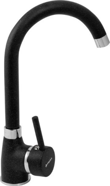 Rubinet kuzhine PYRAMIS 090911938, një dorezë, gryka C, tërheqëse, gri