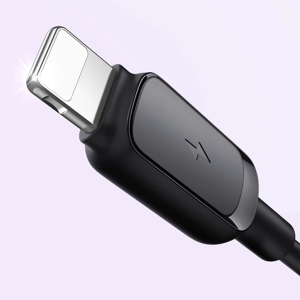 Kabllo Joyroom Multi-Color Series A14, Lightning në USB-A, 2m, 2.4A, e zezë