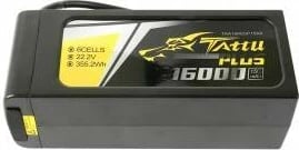 Bateri LiPo Tattu Plus 16000mAh 22.2V 15C 6S1P me lidhës AS150+XT150