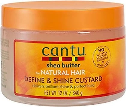 Krem për stilim flokësh Cantu Define & Shine Custard unisex 340g