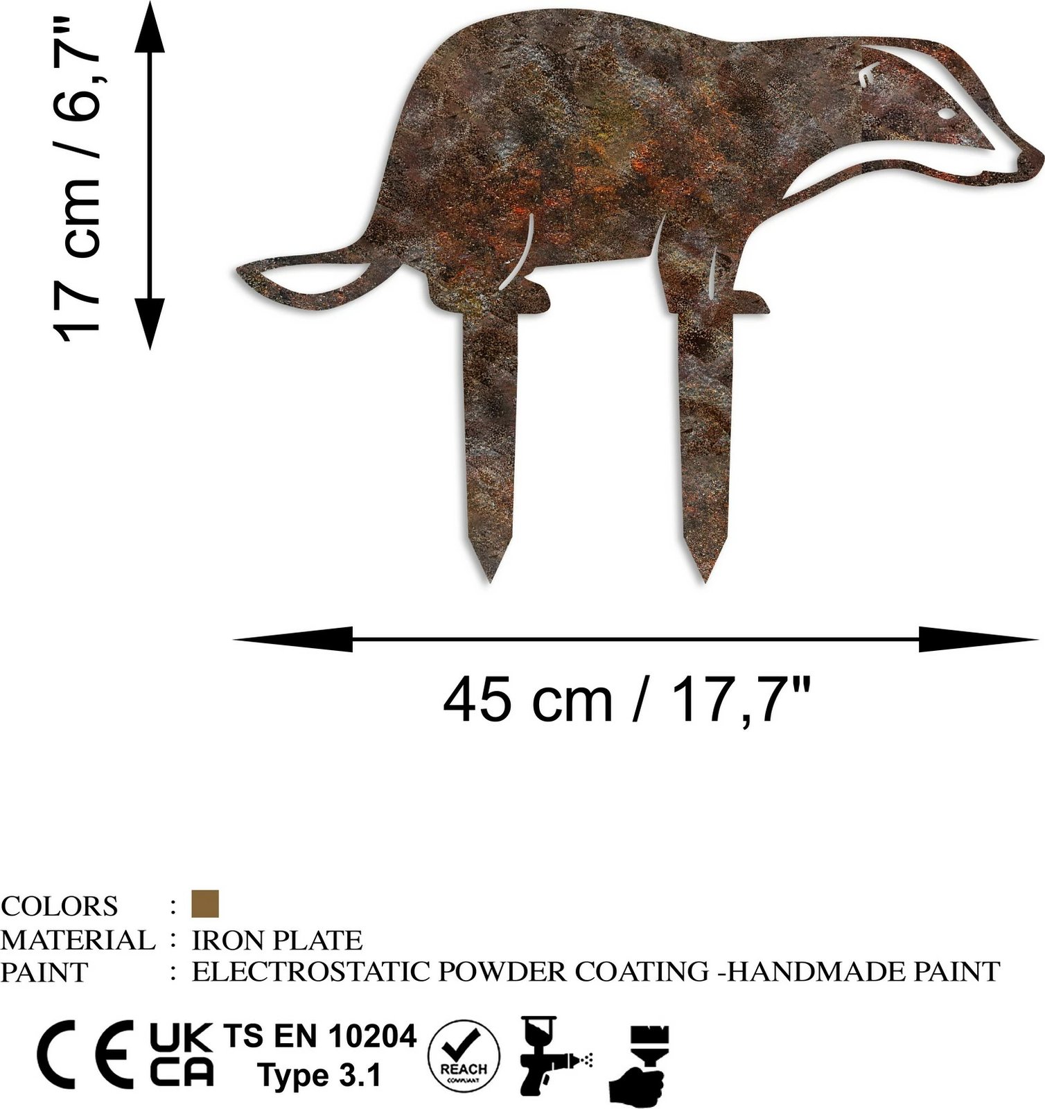 Objekt dekorativ për kopsht, dizajn Aberto, jazë, A 01