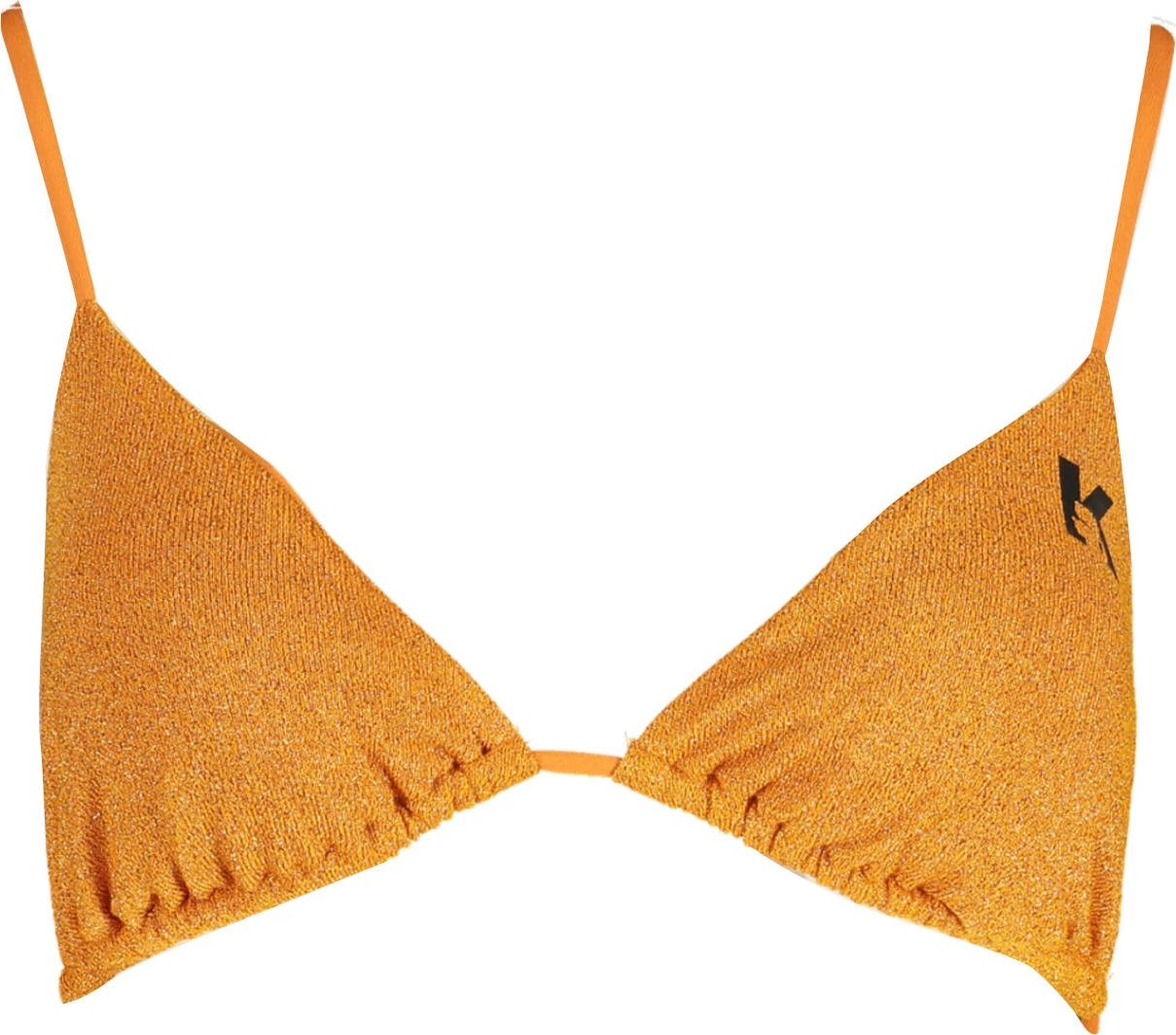 Bikine për femra KARL LAGERFELD BEACHWEAR top, portokalli