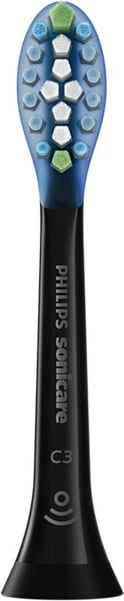 Koka zëvendësuese për furçë dhëmbësh Philips Premium Plaque Defence HX9042/88, 2 copë, e zezë