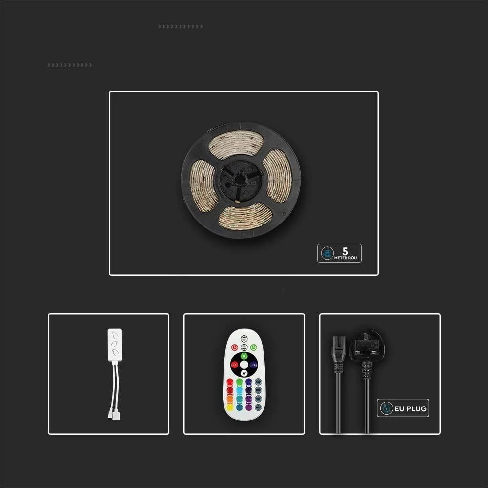 Shirit LED V-TAC Set SMART WiFi RGB+CCT IP65 ALEXA GOOGLE HOME VT-5050