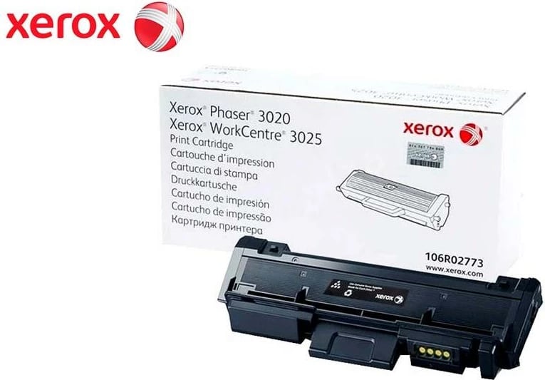 Toner, Xerox, 106R02773, për Phaser 3020 dhe WorkCentre 3025, rendiment rreth 1.5k faqe, i zi