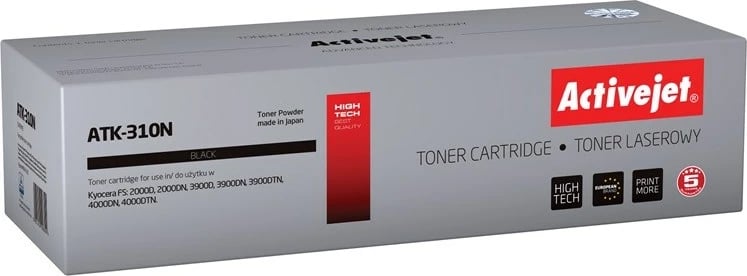 Toner zëvendësues Activejet ATK-310N për printerët Kyocera, 12000 faqe, i zi 