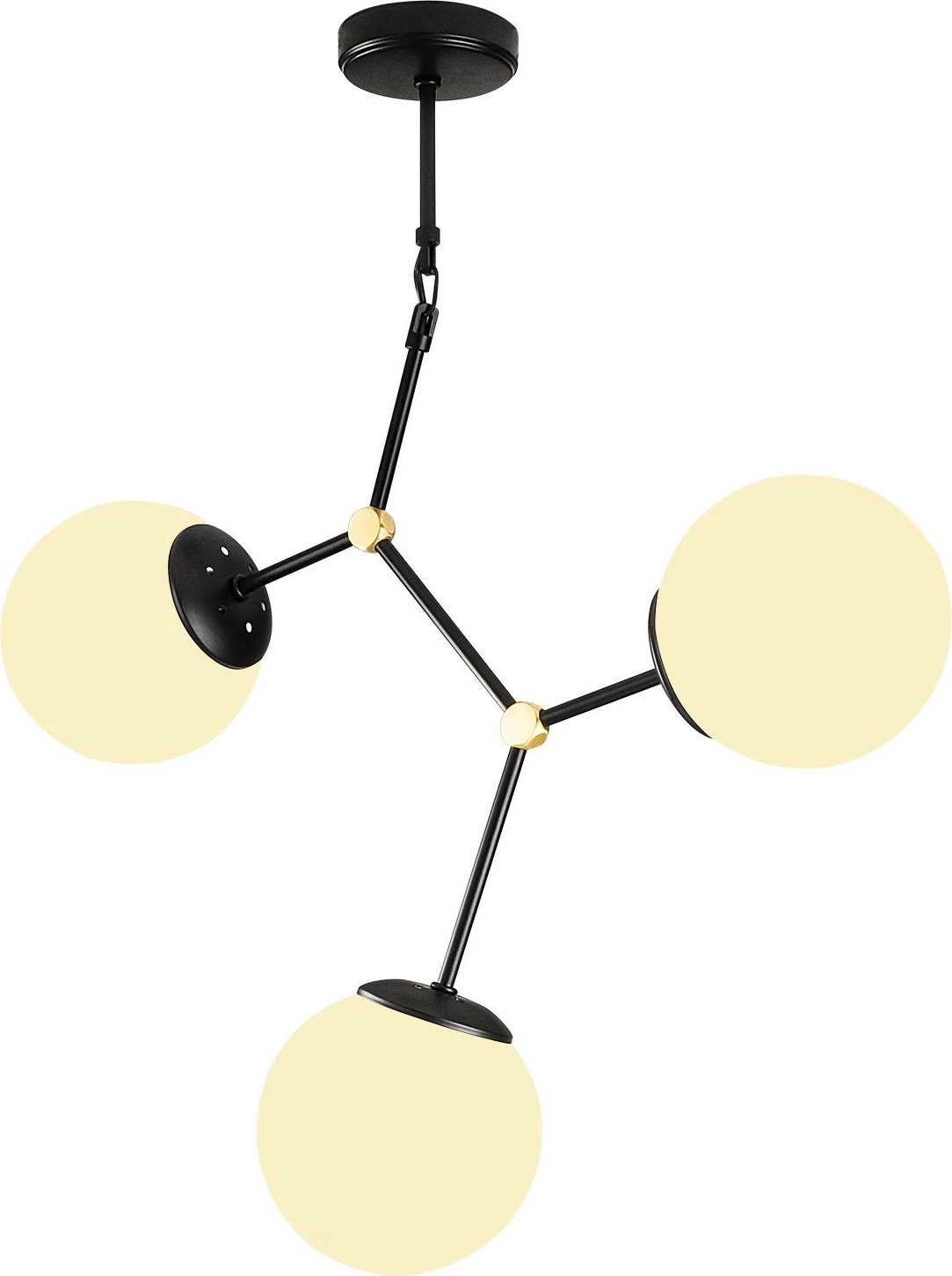 Llambë tavani Opviq, Damar - 6316, e zezë dhe e bardhë