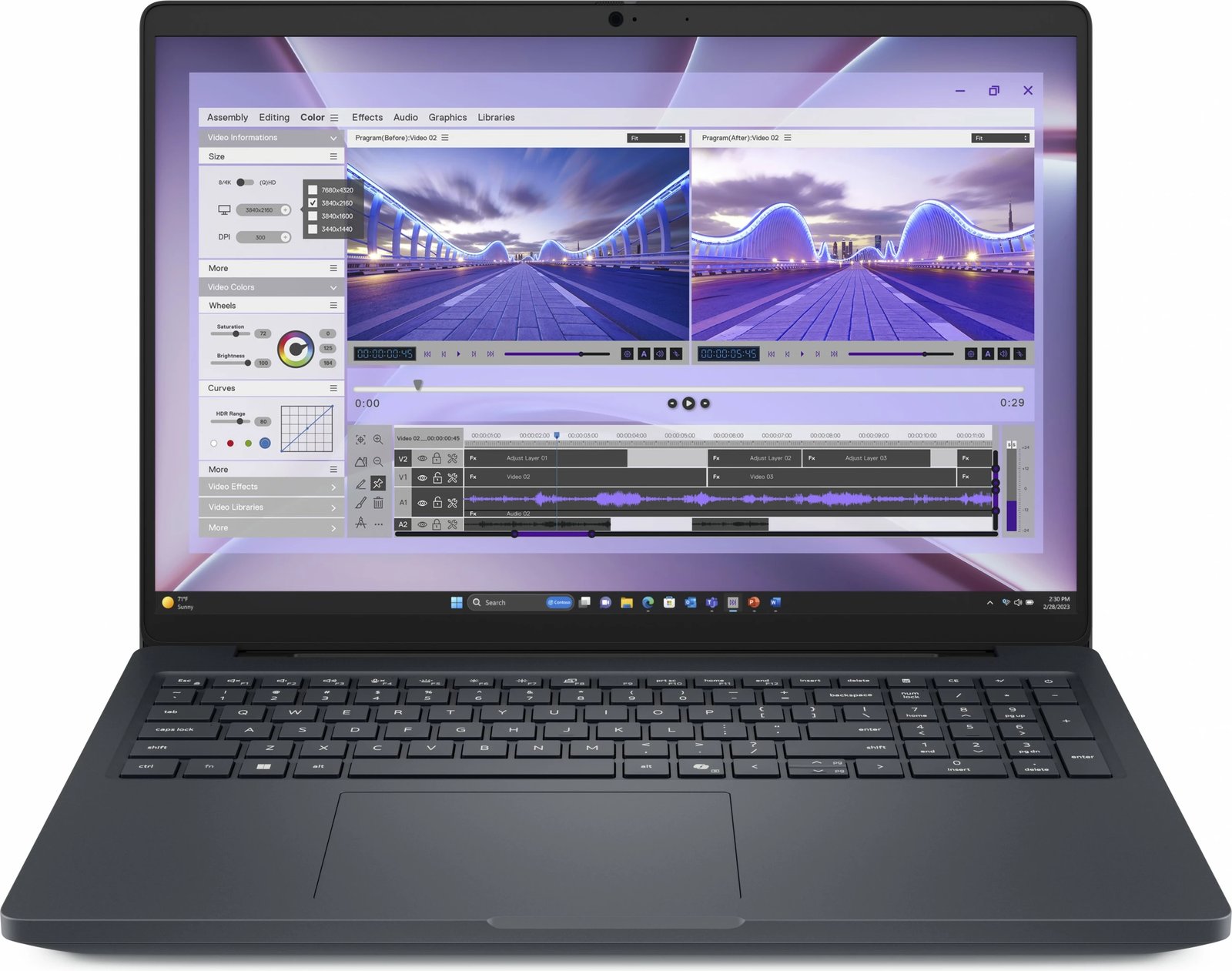 Kompjuter Dell Pro Max 16 MC16250, U7-265H, 32GB, 1TB SSD, 16 inç, Nvidia RTX 500, gri