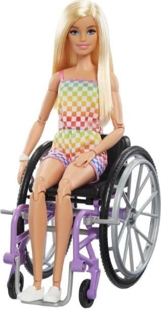 Kukull Barbie Fashionistas Mattel HJT13 me karrocë me rrota, shumëngjyrëshe