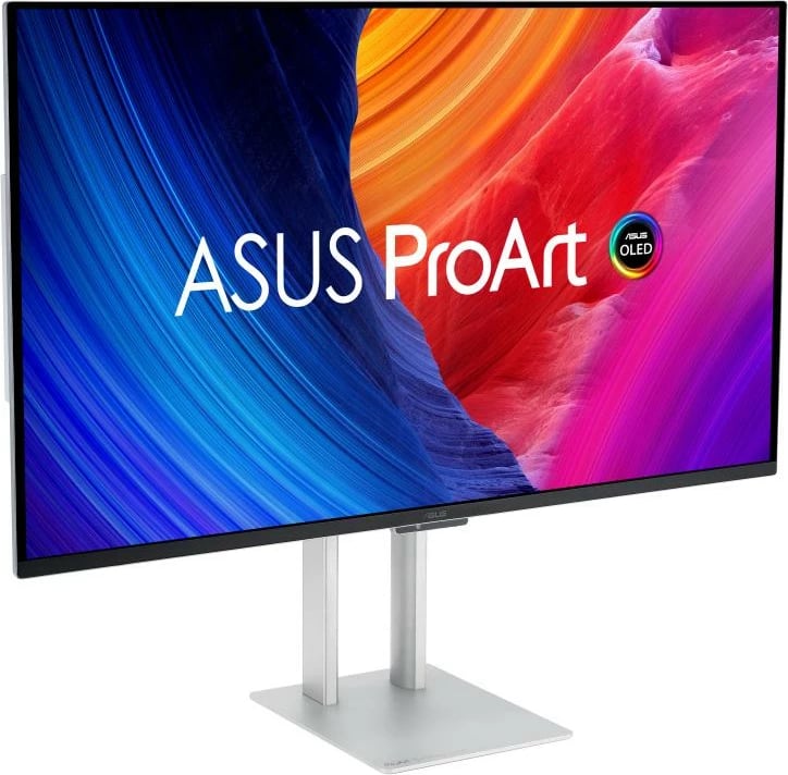 Monitor profesional OLED, Asus, ProArt PA32UCDM (90LM03HE-B01K70/90LM03HEB01K70), 31.5" 4K HDR 240 Hz QD-OLED 99% DCI-P3, argjendtë