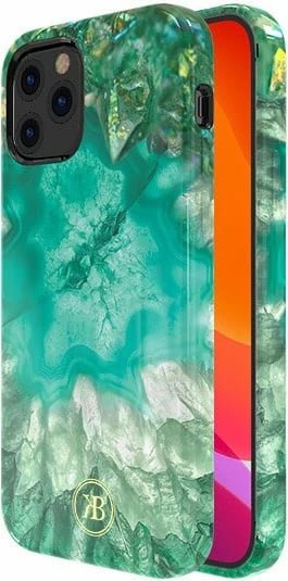 Mbështjellës Kingxbar Agate Series për iPhone 12 mini, Gjelbër Mbështjellës Kingxbar Agate Series për iPhone 12 mini, Gjelbër
