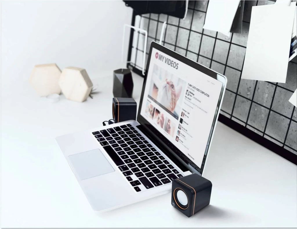 Zëra stereo MANHATTAN 2600 Series, 2x3W, USB, 3.5mm, i zi