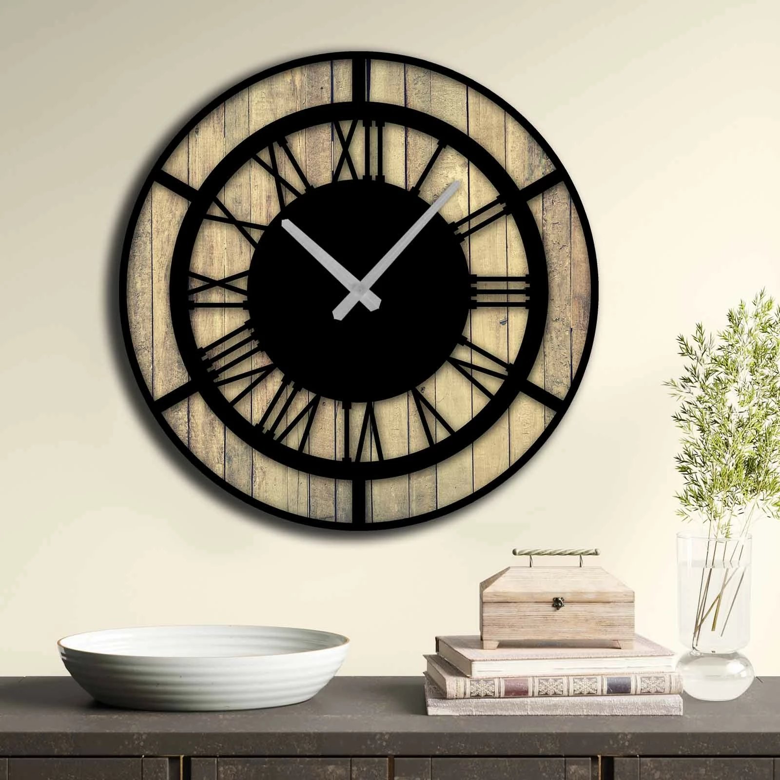 Orë dekorative MDF, shumëngjyrëshe, Wallity 5050MS-009, 50cm