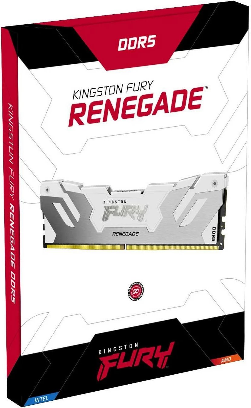 RAM Memorje Kingston FURY Renegade 32GB (2x16GB) DDR5 8000MT/s CL38 bardhë