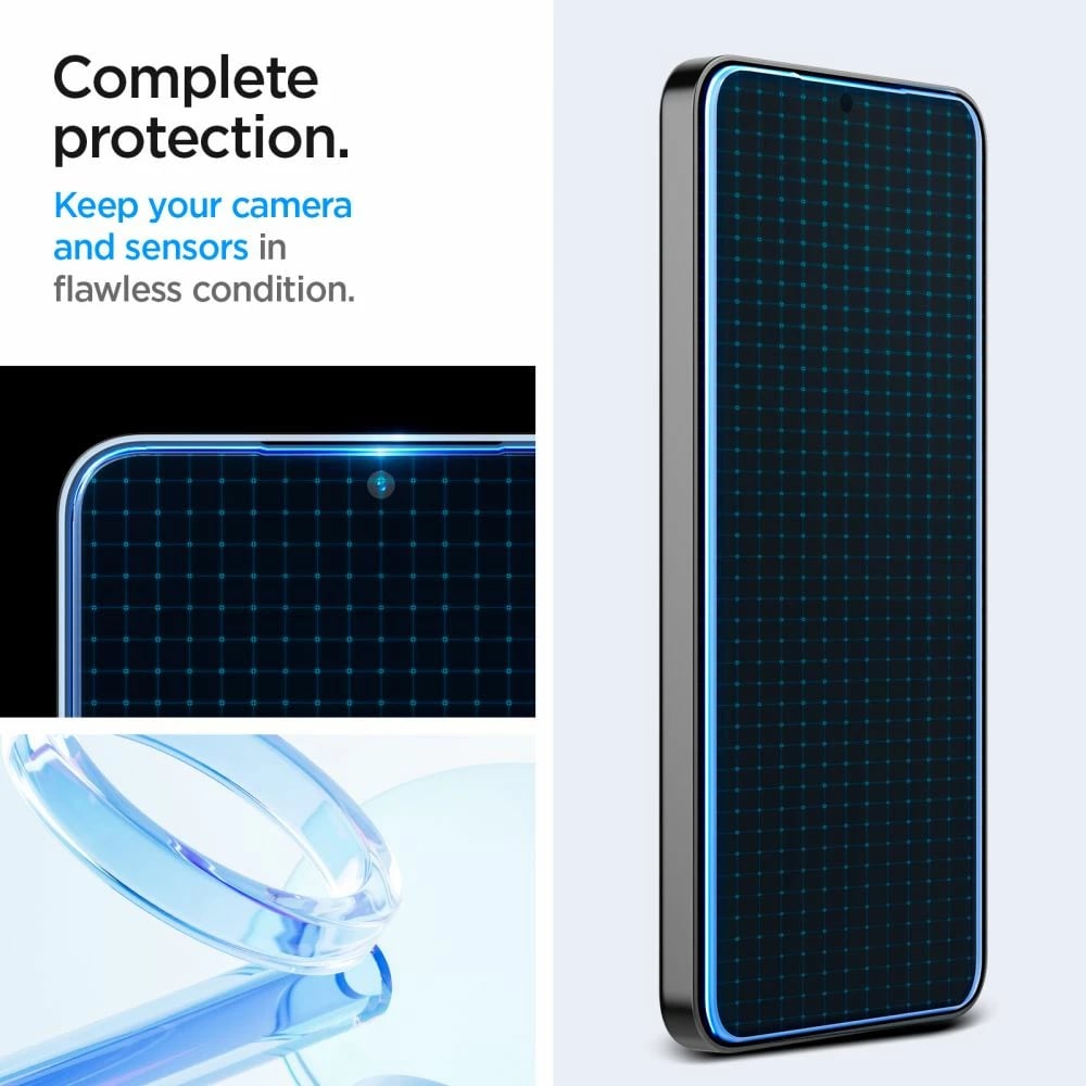 Xham i fortë mbrojtës Spigen Glas.tR EZ Fit për Samsung Galaxy S24/S25, 2 copë
