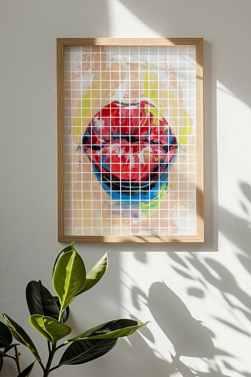 Pikturë dekorative me kornizë, Wallity Popkare15, shumëngjyrëshe, 33x48cm