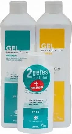 Set xhel dushi dhe shampon uniseks INIBSA, 2x1L + 200ml