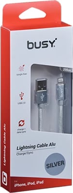 Kabllo per Iphone 2.0m Silver