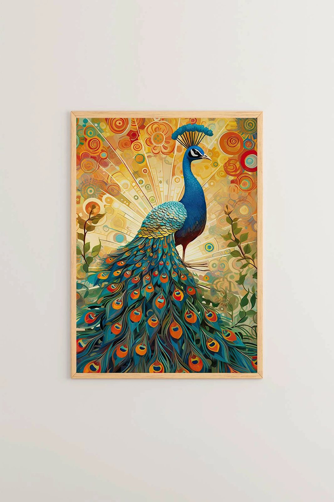 Pikturë dekorative me kornizë, shumëngjyrëshe, Wallity, Mscartmdl25, 33x48cm