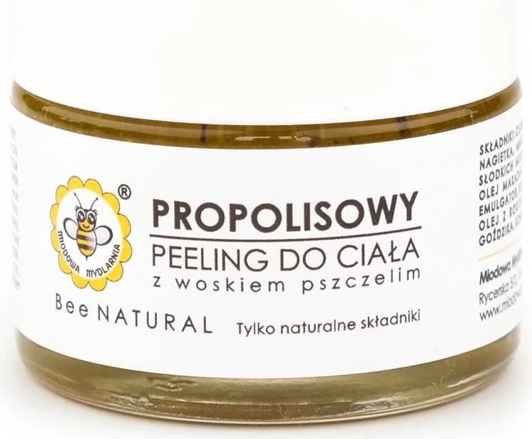 Scrub trupi për femra Miodowa Mydlarnia Propolis Body Scrub, 60g