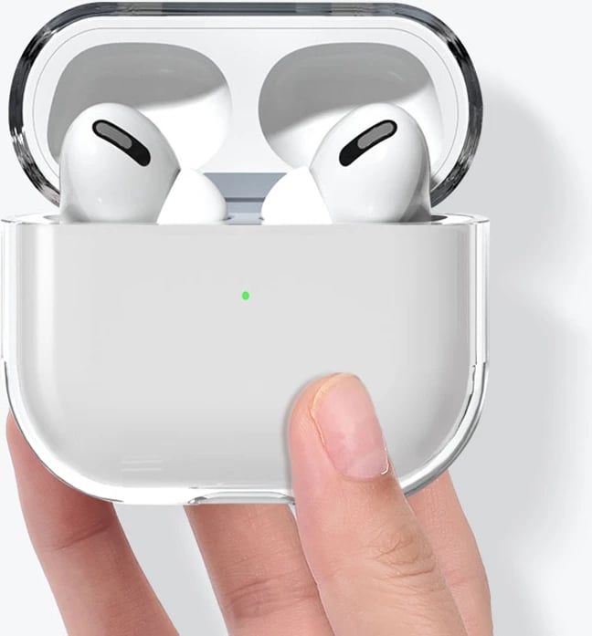 Mbështjellës Hurtel për AirPods 3, i fortë, transparent