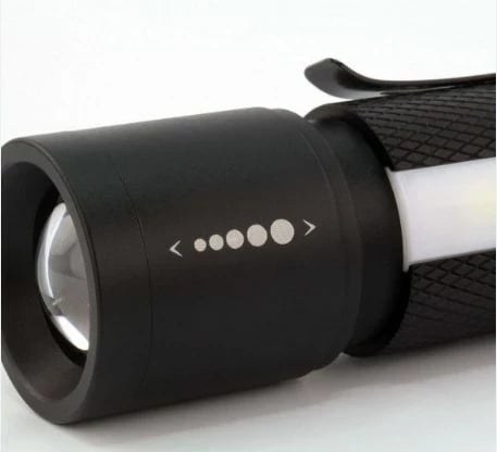 Dritë dore ANSMANN 1600-0137, LED, 3 nivele, IP54, e zezë/e bardhë