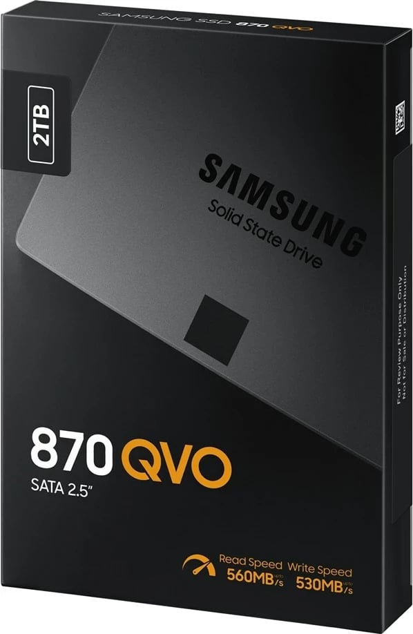 SSD Samsung MZ-77Q2T0BW, 2.5 inç, 2TB, Gri