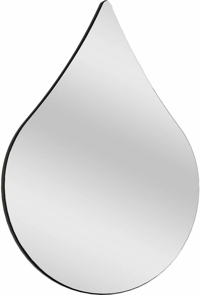 Pasqyrë dekorative në formë pike, ngjyrë e zezë, Skye Decor, 50x70cm