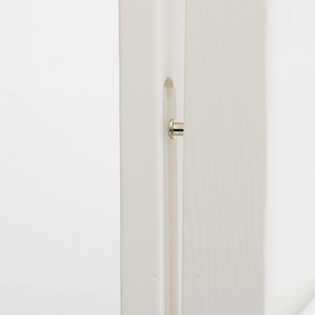 Krevat bebe New Baby BEA Zebra 120x60 cm me anësore të ulshme me një dorë, 3 nivele baze, dru pishe, e bardhë