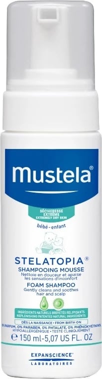 Shampon shkumë Mustela Stelatopia 150ml