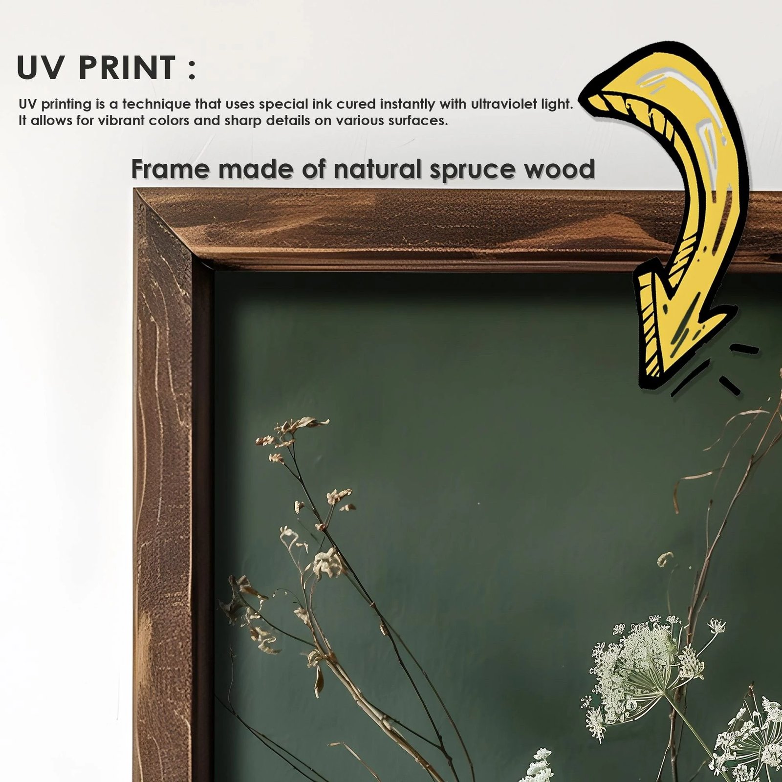 Pikturë dekorative me kornizë MDF (2 copë), Wallity, AI202