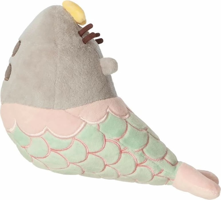 Lodër pelushi Pusheen Mermaid Daffi P-226, 20 cm, Bezhe/Jeshile/Salmon/E verdhë