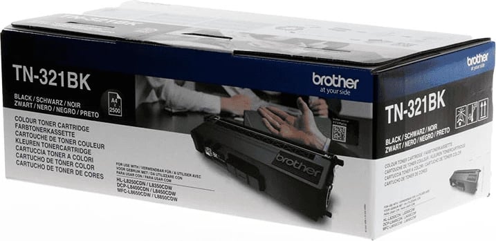 Toner, Brother TN-321BK, 2500 faqe, e zezë