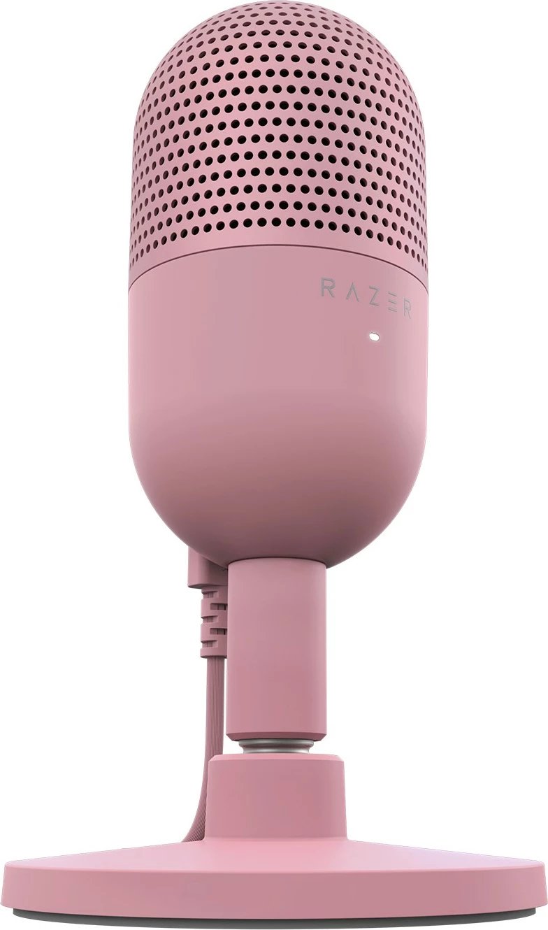Mikrofon tavoline Razer RZ19-05050200-R3M1, 24 bit, 96 kHz, USB Type-C, rozë
