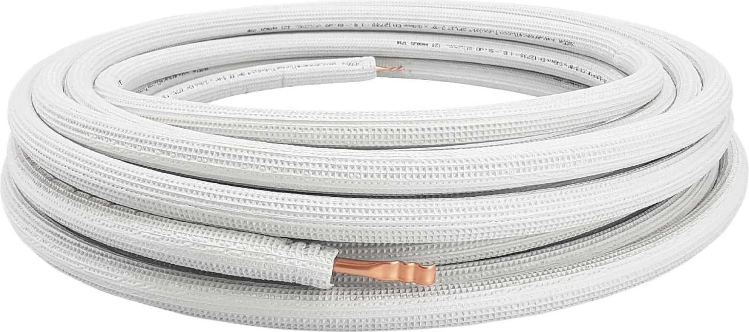 Tub i izoluar për kondicioner, 5/8", 25 m, Bardhë