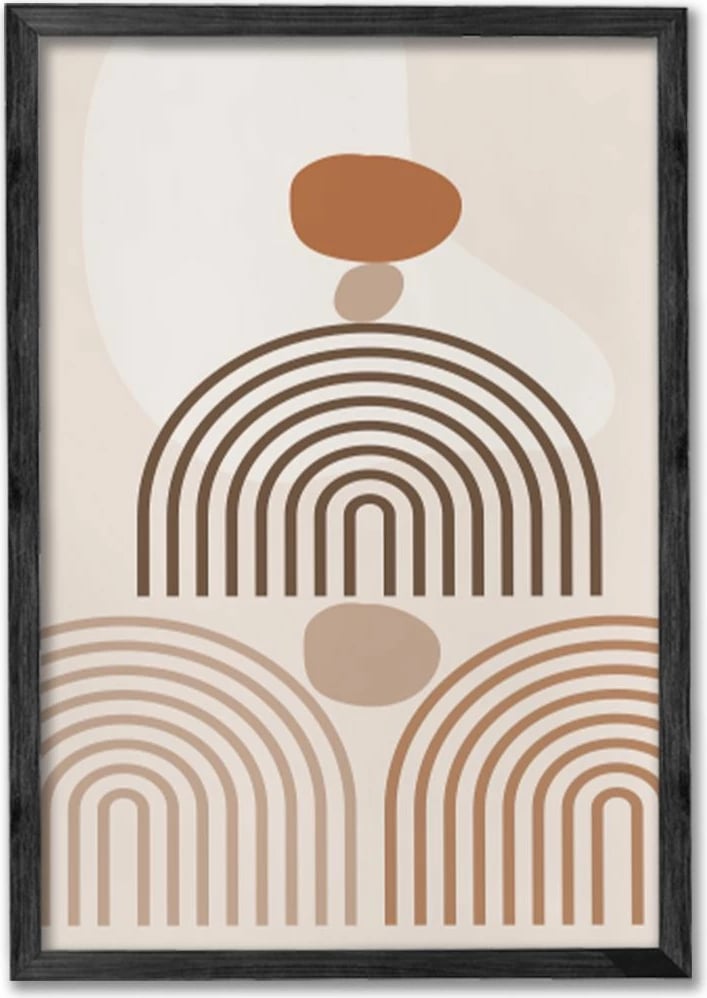 Pikturë dekorative me kornizë (3 copë), Wallity, Ersy3Syhcrv26