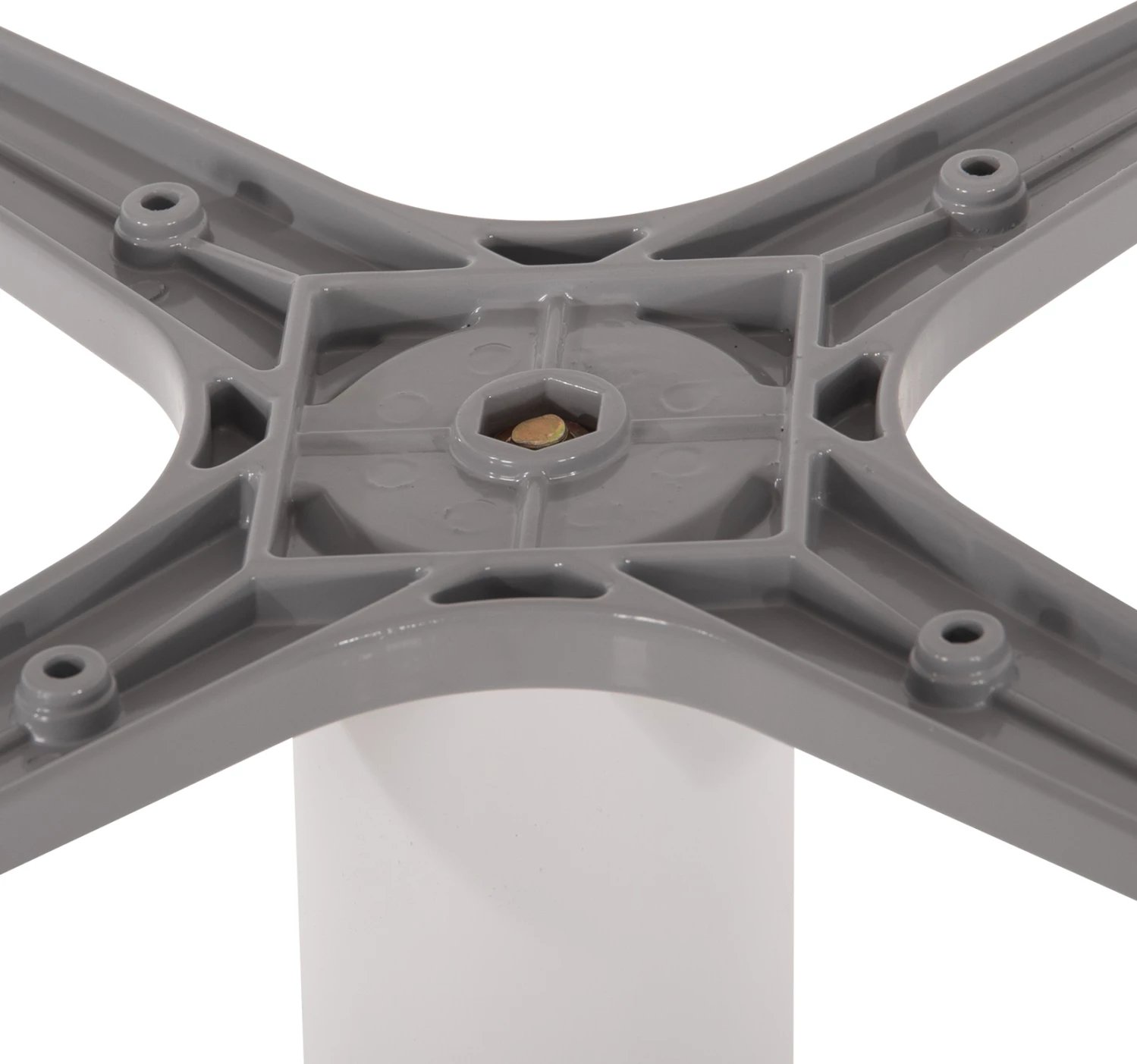 Bazë për tavolinë, ngjyrë e bardhë mat, FH475.02, 45x45x73H cm