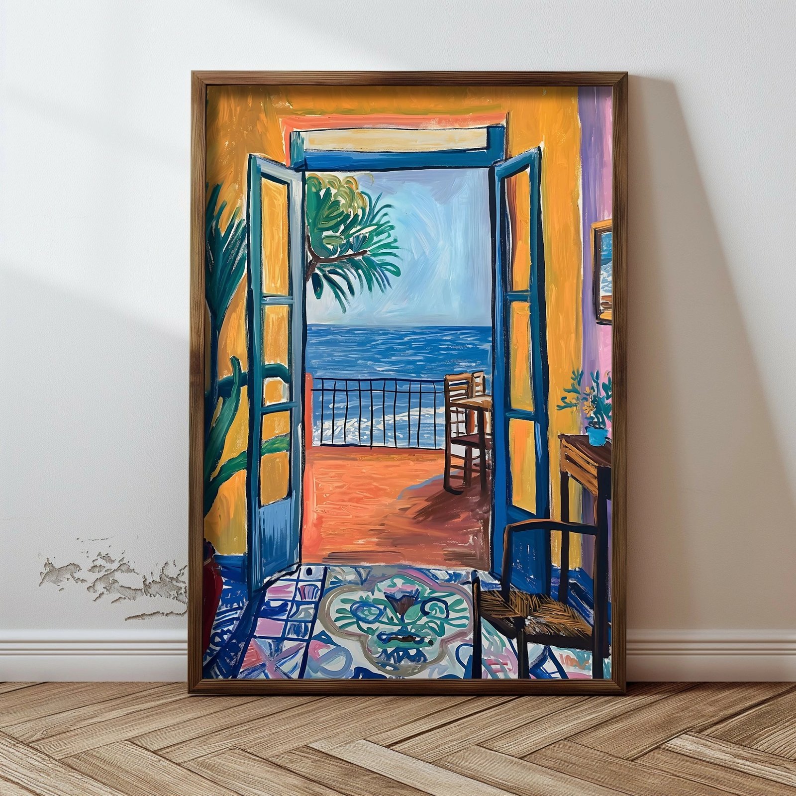 Pikturë dekorative me kornizë MDF, Wallity, GE023-L