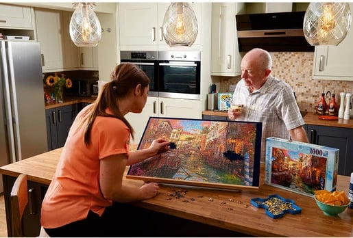 Set lodër Puzzle Ravensburger Super Mario 1000pc Challenge Jigsaw 