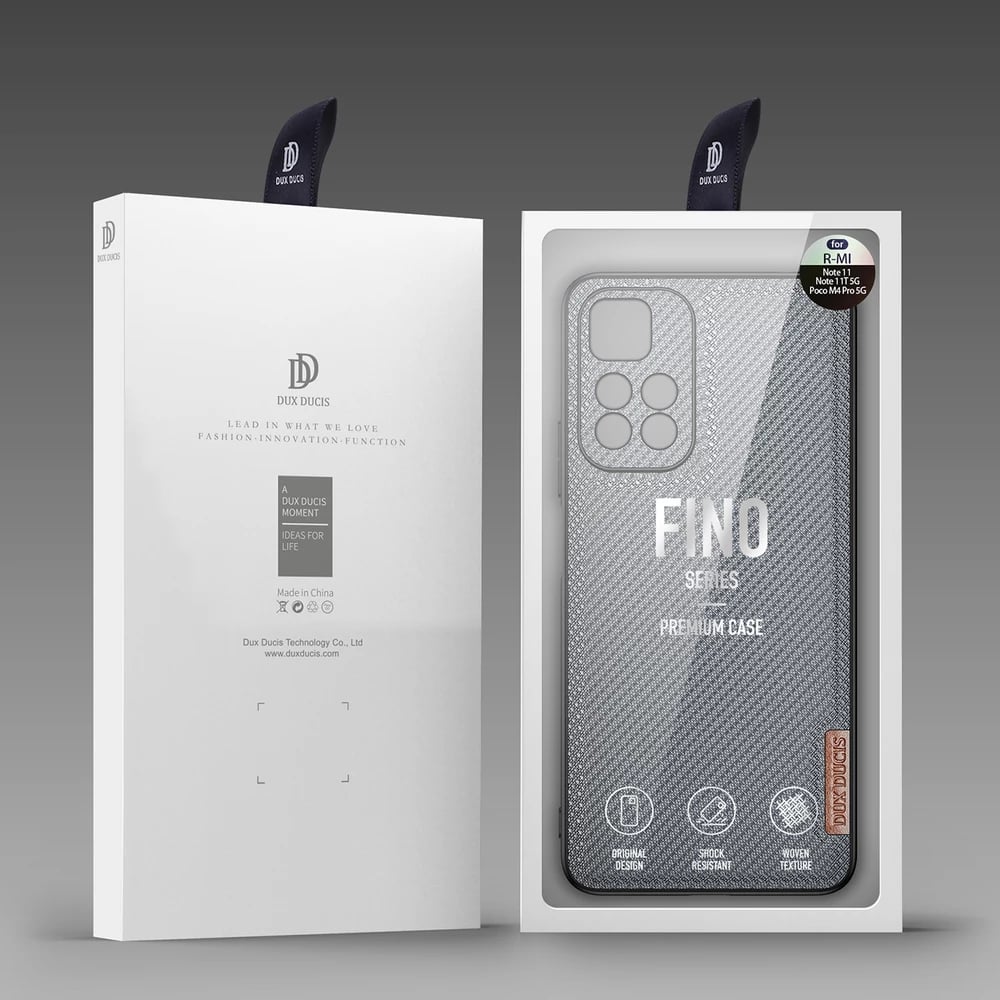 Mbështjellës Dux Ducis Fino për Poco M4 Pro 5G, najlon, Blu