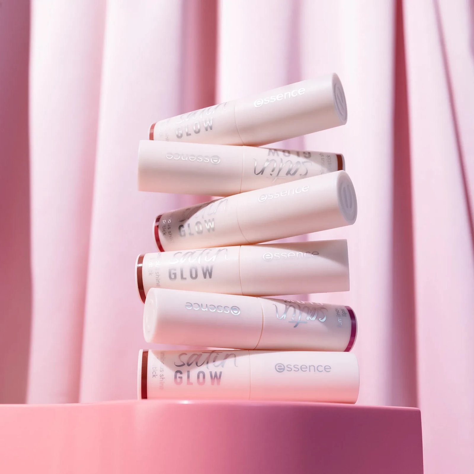 Essence Satin Glow Luminous Shine Lipstick - 02 Blushin It