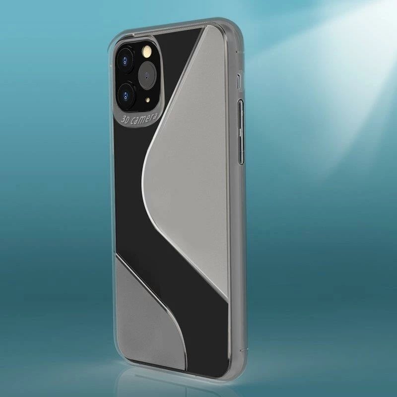 Mbështjellës Hurtel S-Case për Huawei P40 Lite E, TPU, i zi