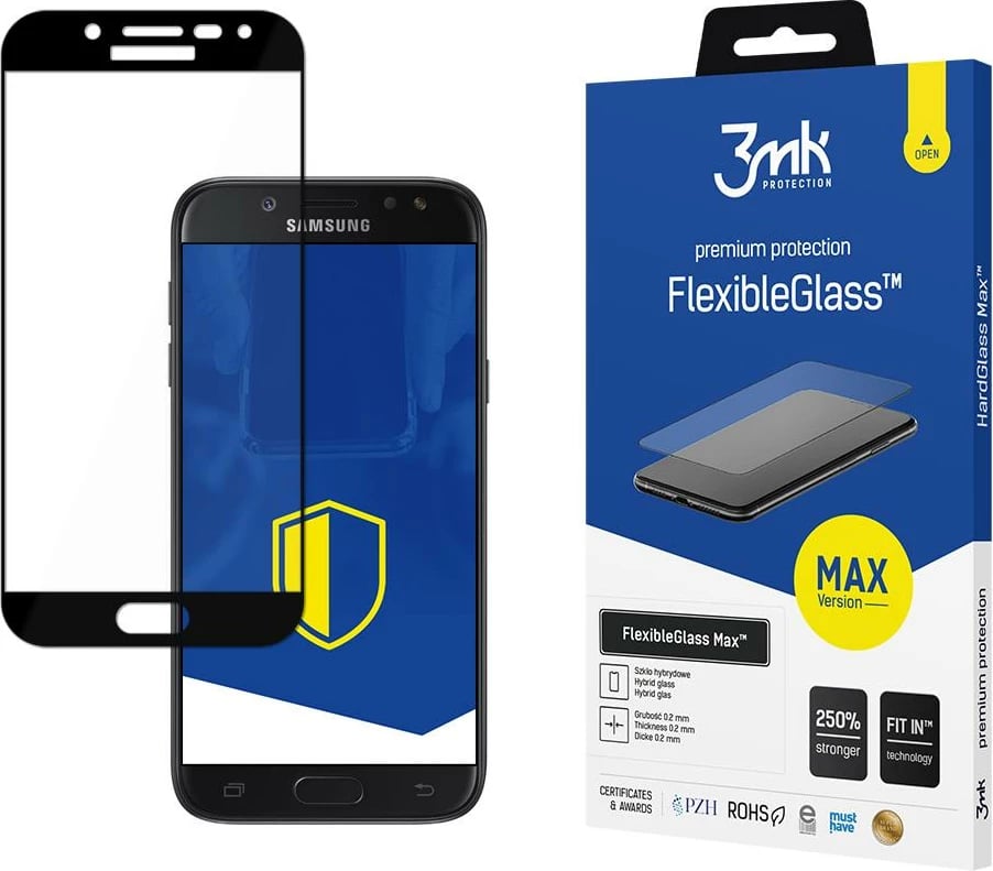 Mbrojtës ekrani 3mk FlexibleGlass Max për Samsung Galaxy J5 2017, i zi