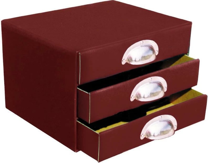 Sirtarë klasikë NEXT me 3 ndarje, burgundy